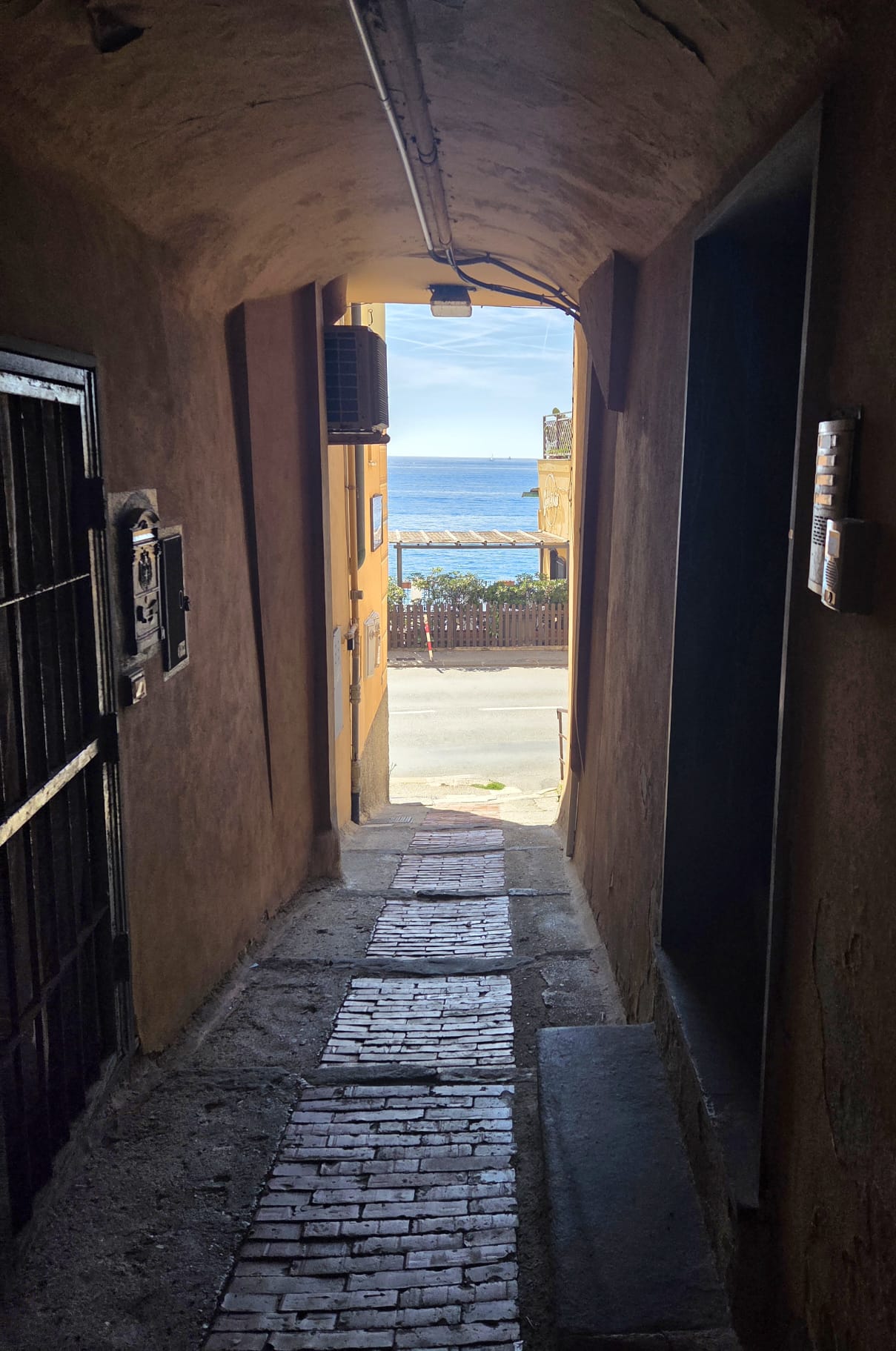 Vista dell'appartamento Blu Oltremare a Nervi